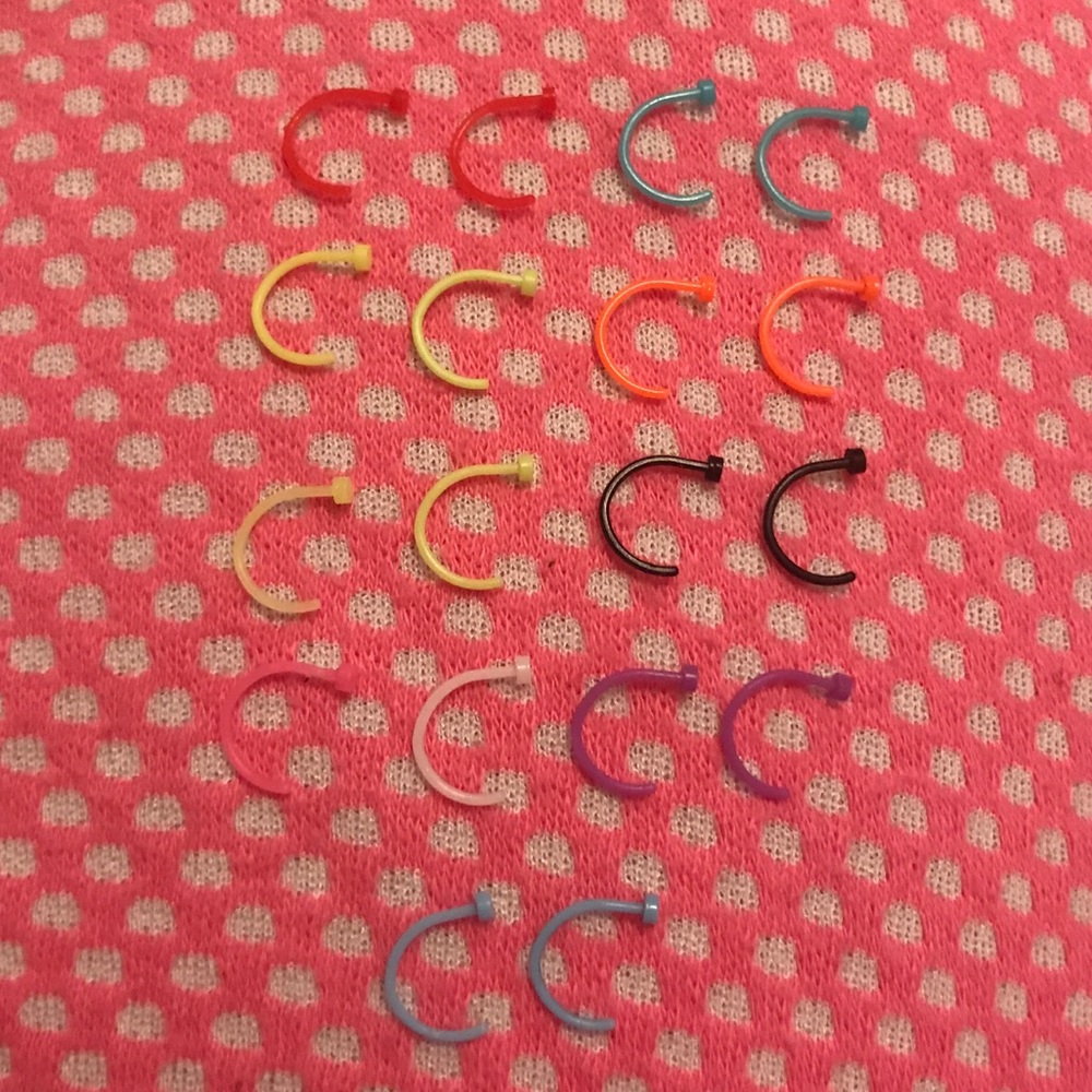 bioplast nose ring hoops